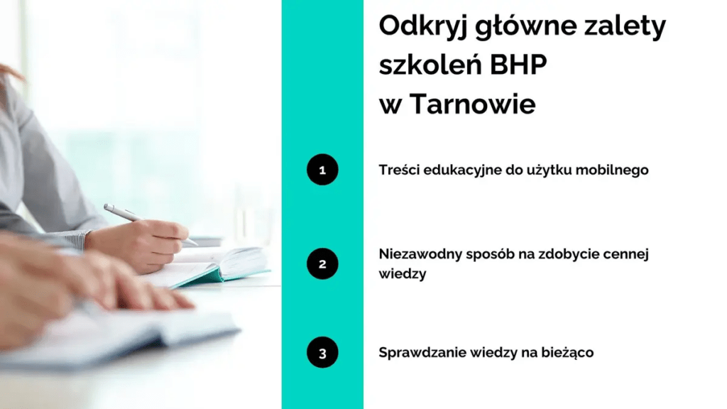 zalety szkolenia bhp w tarnowie